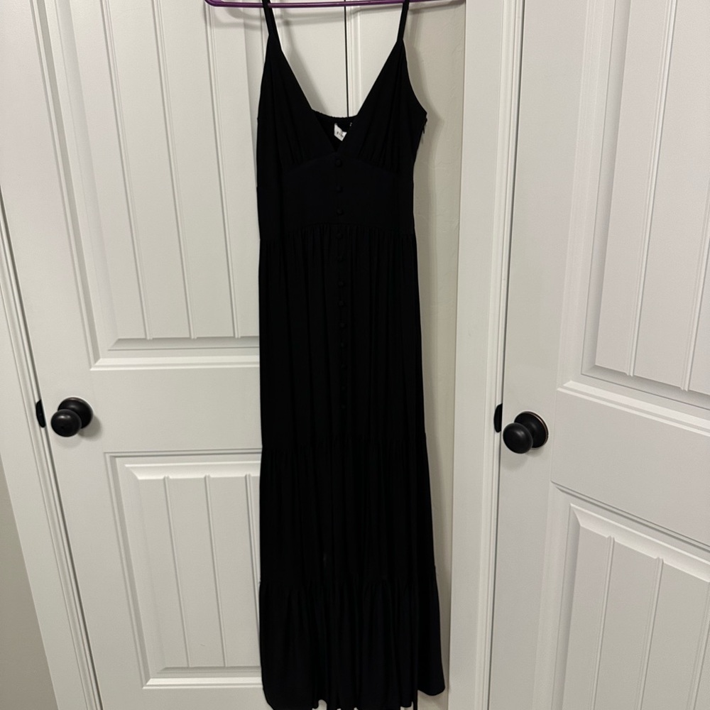 NWT Gianni Bini black maxi dress